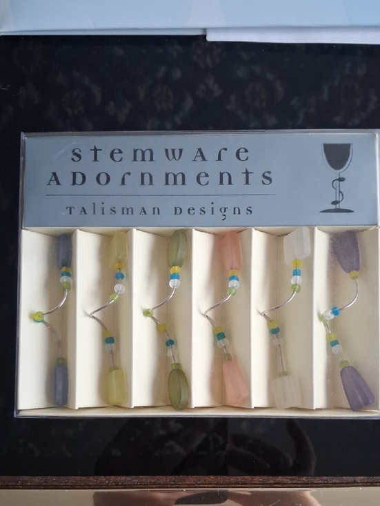 stem adorn Other - Stemware Adornments - Pastel Multi-Color Set